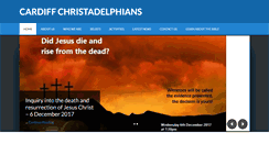 Desktop Screenshot of cardiffchristadelphians.org